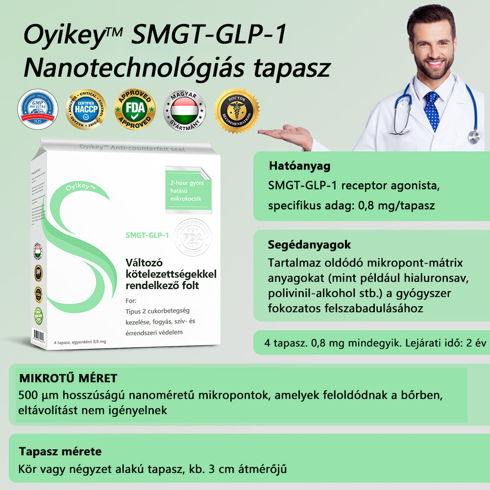 [Lásd az eredményeket 7 nap múlva]🌲0yikey™ SMGT-GLP-1 nano mikrotűs tapasz (Fájdalommentes, hosszan tartó, kezeli a cukorbetegséget, az elhízást és a szív- és érrendszeri betegségeket)